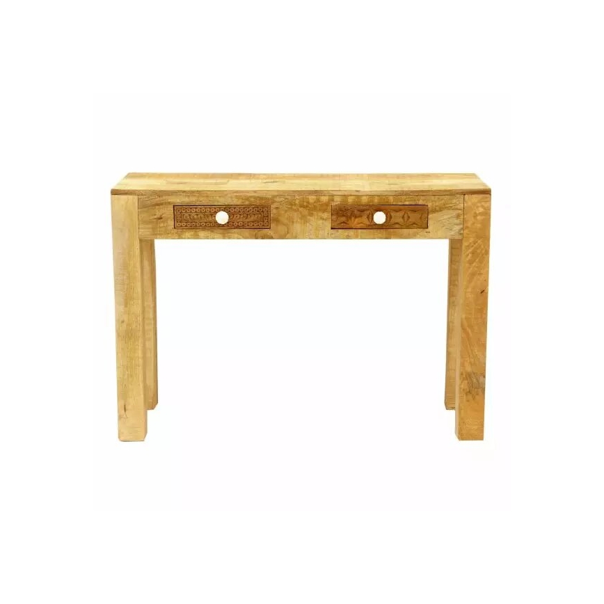 Table console MANU 76x110 cm bois massif/manguier