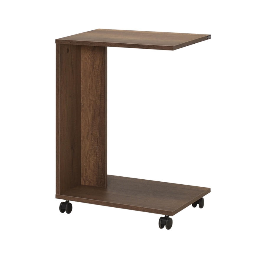 Table d'appoint 65x35 cm marron