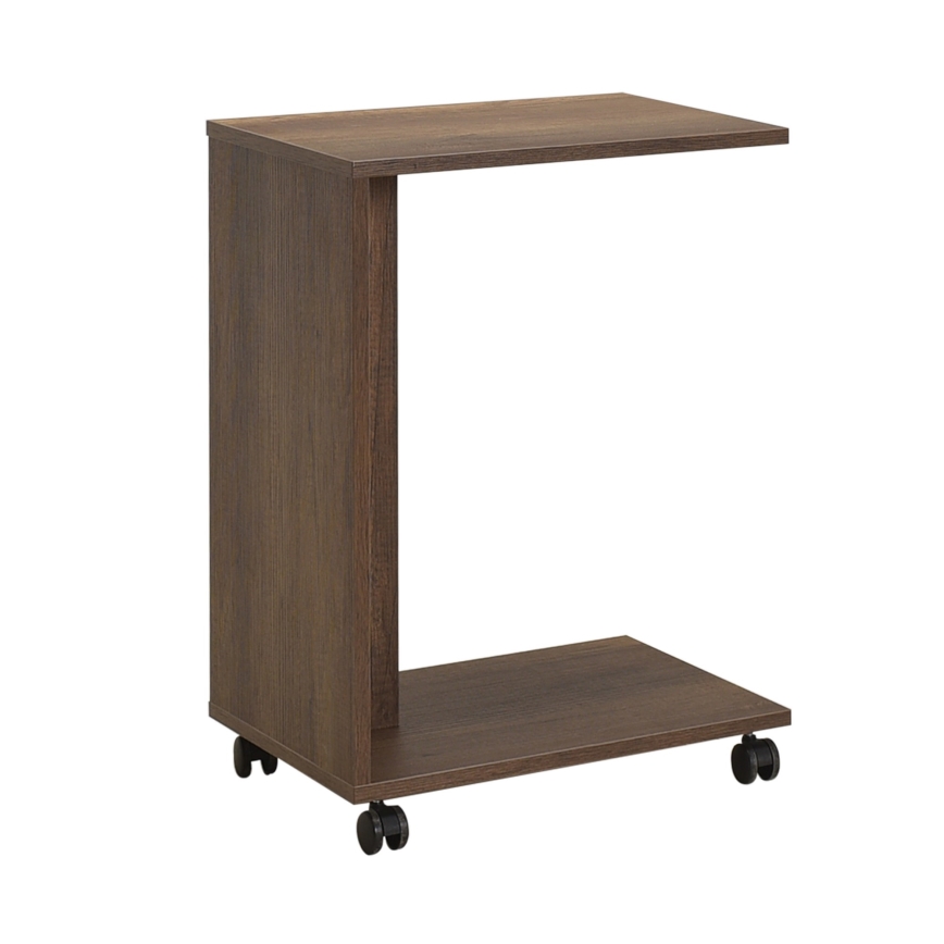 Table d'appoint 65x35 cm marron