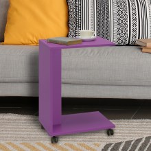 Table d'appoint 65x35 cm violet