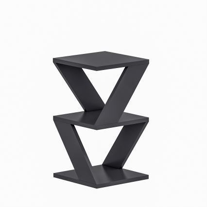 Table d'appoint ALBENI 50x30 cm anthracite