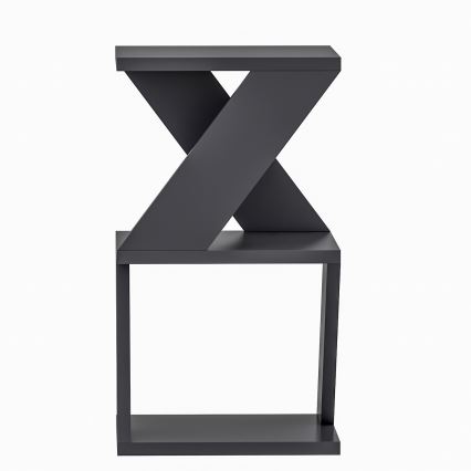 Table d'appoint ALBENI 50x30 cm anthracite