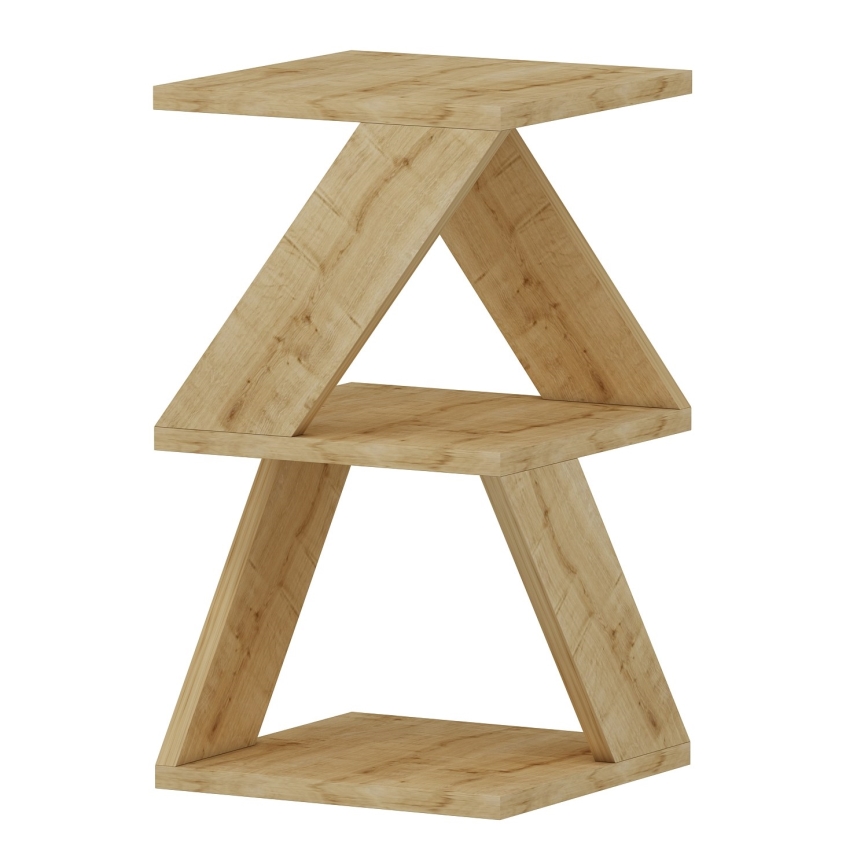 Table d'appoint ALBENI 50x30 cm marron