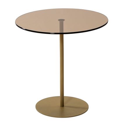 Table d'appoint CHILL 50x50 cm doré/bronze