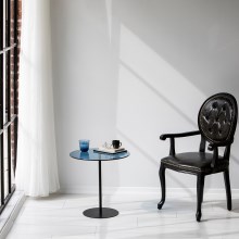 Table d'appoint CHILL 50x50 cm noir/bleu