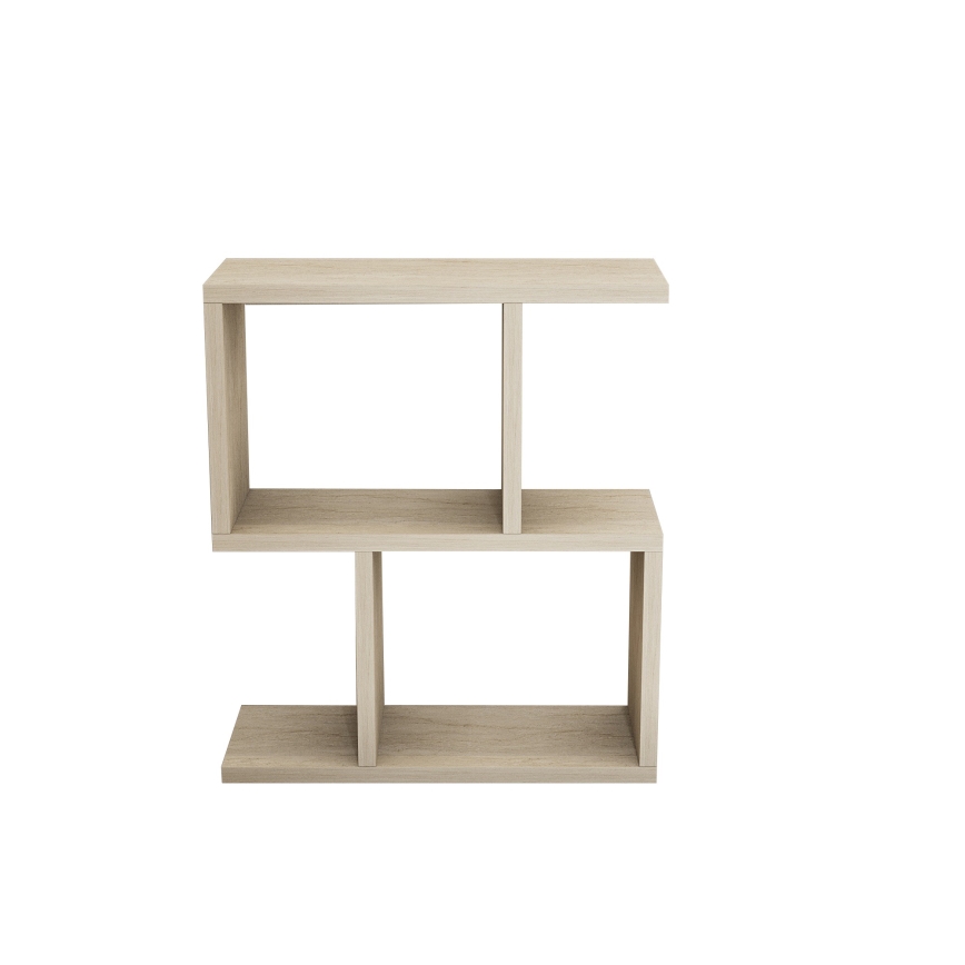 Table d'appoint CROS 45x17 cm décor marbre/beige