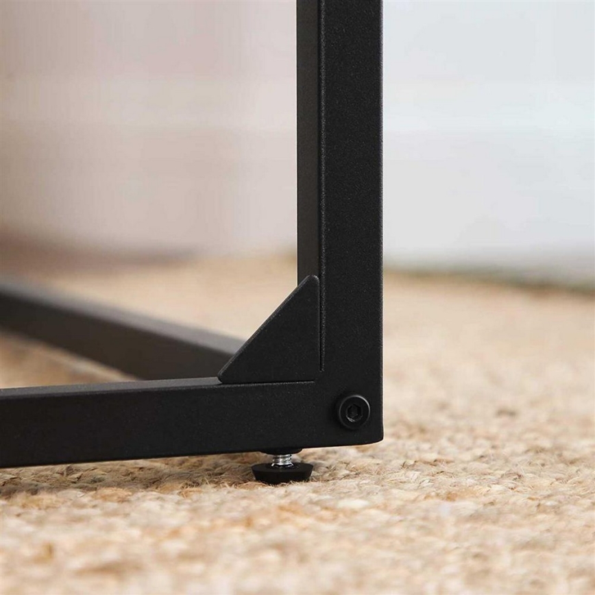 Table d'appoint ELDUR marron/noir