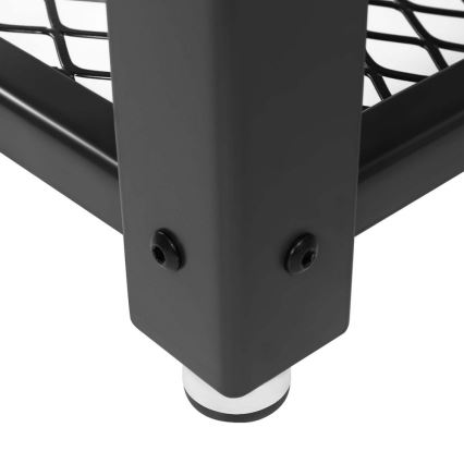 Table d'appoint ELDUR marron/noir