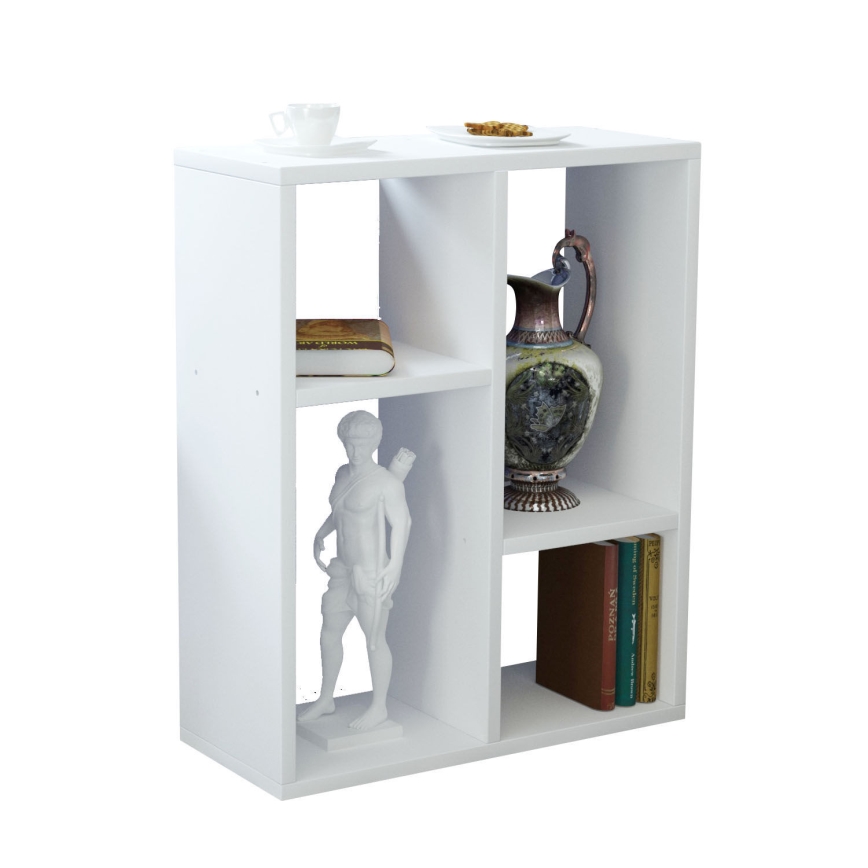 Table d'appoint LUPUS 63,6x51,4 cm blanche