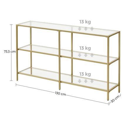 Table d'appoint LUVOR dorée