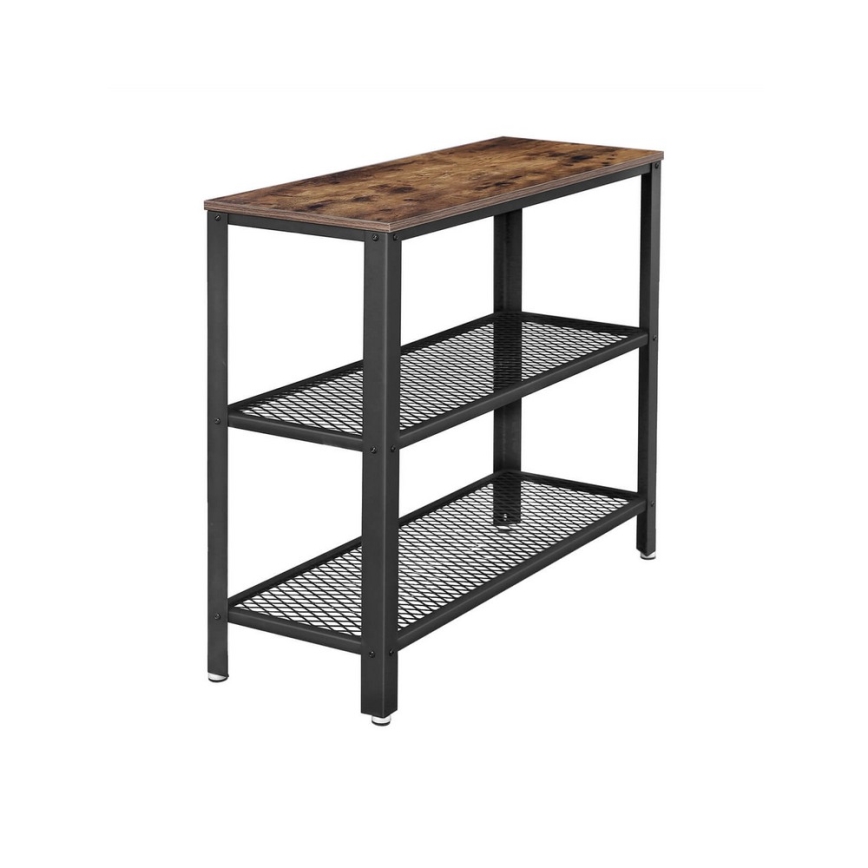 Table d'appoint LUVOR marron/noir