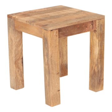 Table d'appoint MANU 40x40 cm bois massif/manguier