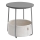 Table d'appoint NOIRA grise/blanche