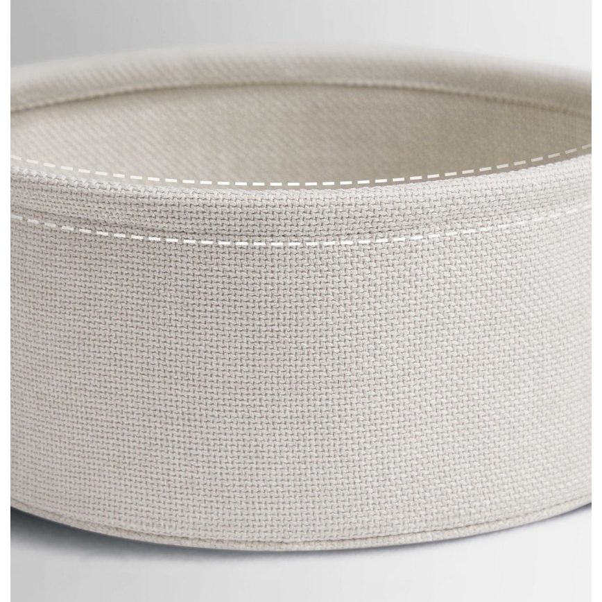 Table d'appoint NOIRA grise/blanche