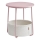 Table d'appoint NOIRA rose/blanc