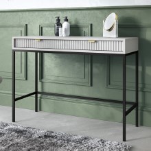 Table d'appoint NOVA 77x104 cm gris/noir