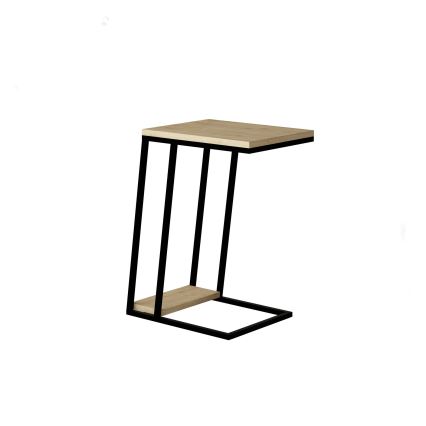 Table d'appoint PAL 57x40 cm beige/noir