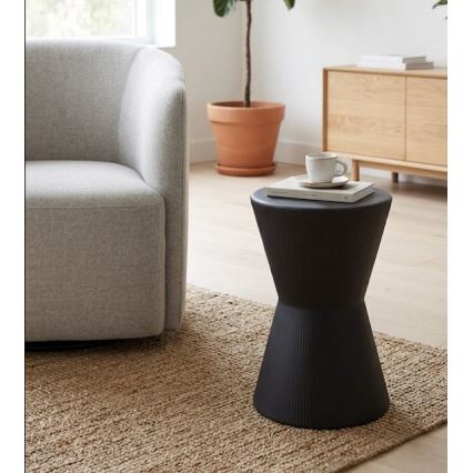 Table d'appoint PETIT Ø 29 cm, noire