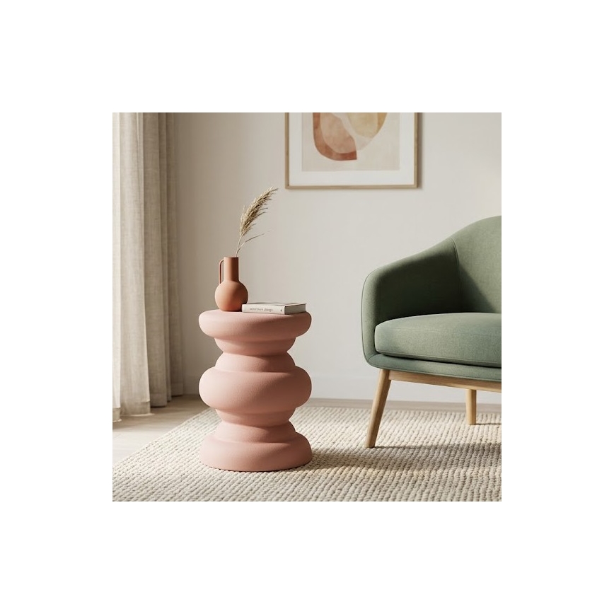 Table d'appoint PETIT Ø 31 cm rose
