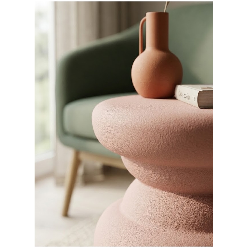 Table d'appoint PETIT Ø 31 cm rose