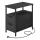 Table d'appoint ROD noire avec prises et ports USB intégrés