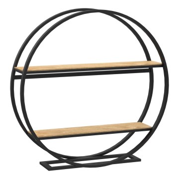 Table d'appoint SHELF d. 62,5 cm chêne