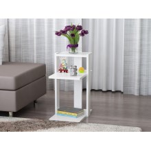 Table d'appoint TERAS 60x45 cm blanche