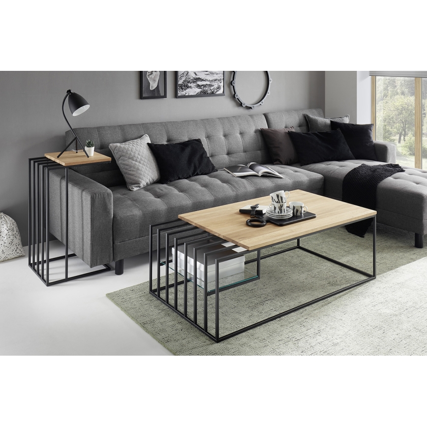 Table d'appoint ZAIRA en chêne