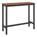 Table de bar BARTIS marron/noir