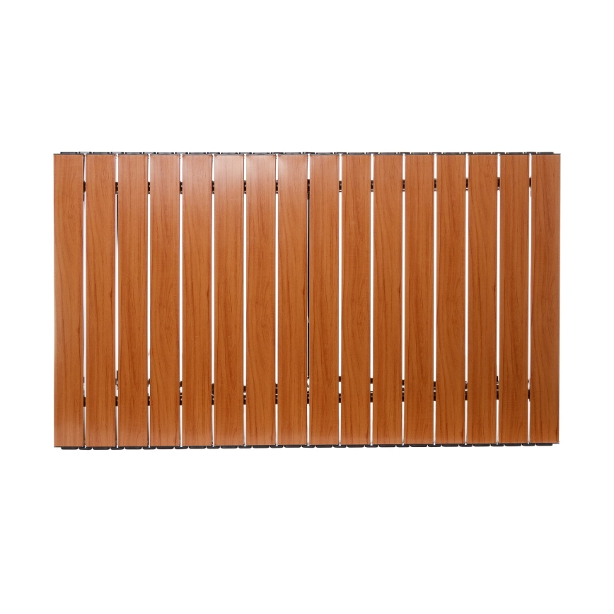 Table de camping avec plateau roulant 54x93 cm