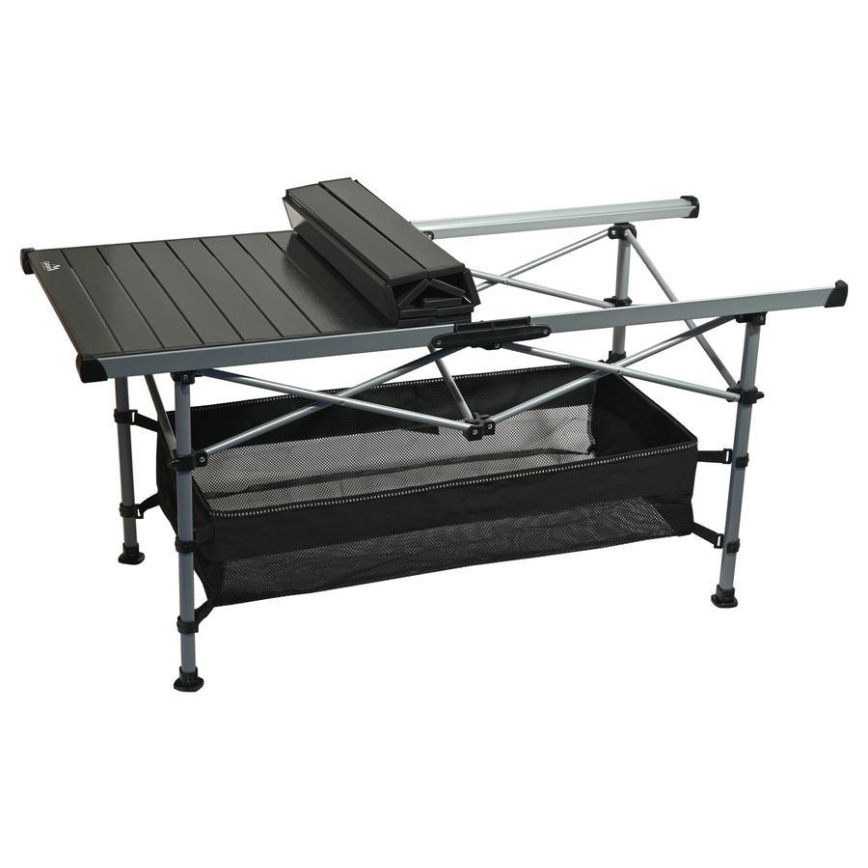 Table de camping pliable 123x55cm anthracite