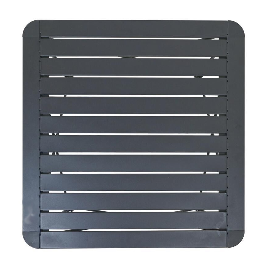 Table de camping pliable 70x70cm anthracite