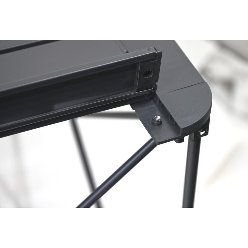 Table de camping pliable 70x70cm anthracite