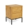 Table de chevet ALIN 46x40 cm, marron clair