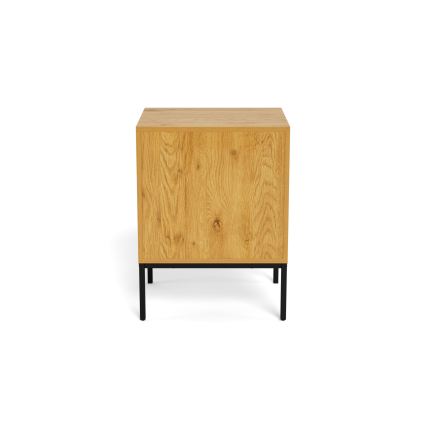 Table de chevet ALIN 46x40 cm, marron clair