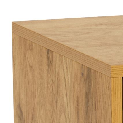 Table de chevet ALIN 46x40 cm, marron clair