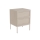 Table de chevet ALIN 46x40 cm taupe