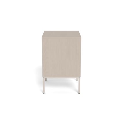 Table de chevet ALIN 46x40 cm taupe