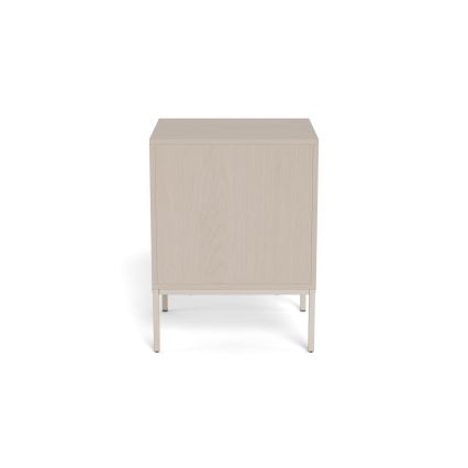 Table de chevet ALIN 46x40 cm taupe