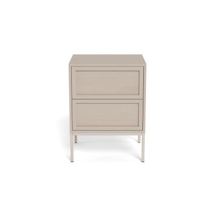 Table de chevet ALIN 46x40 cm taupe