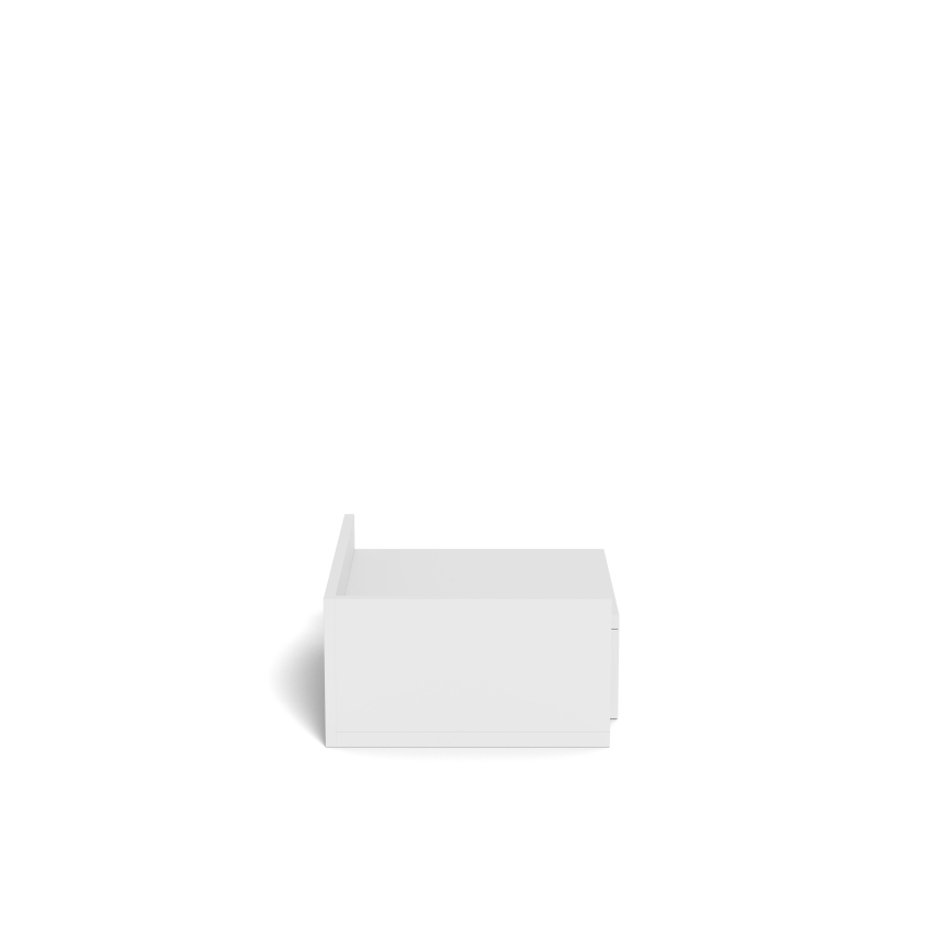 Table de chevet AVA 40 x 32 cm blanche
