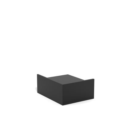 Table de chevet AVA 40 x 32 cm noire