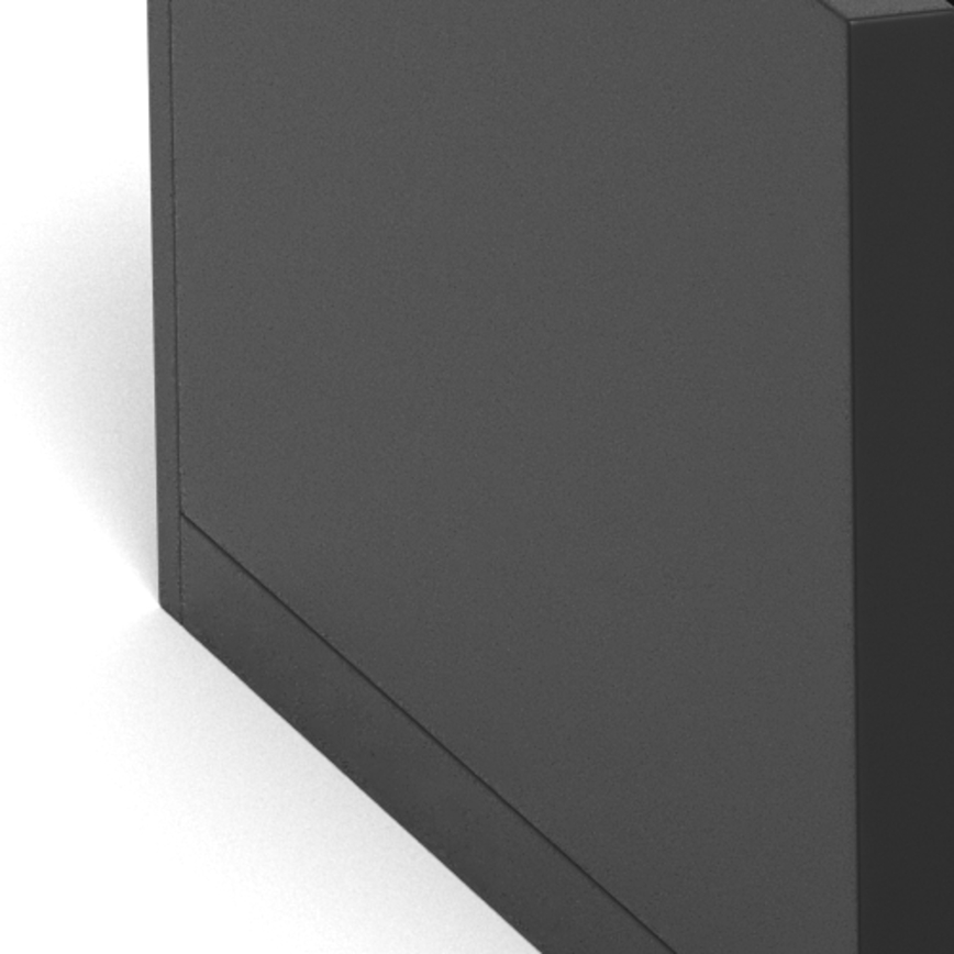 Table de chevet AVA 40 x 32 cm noire