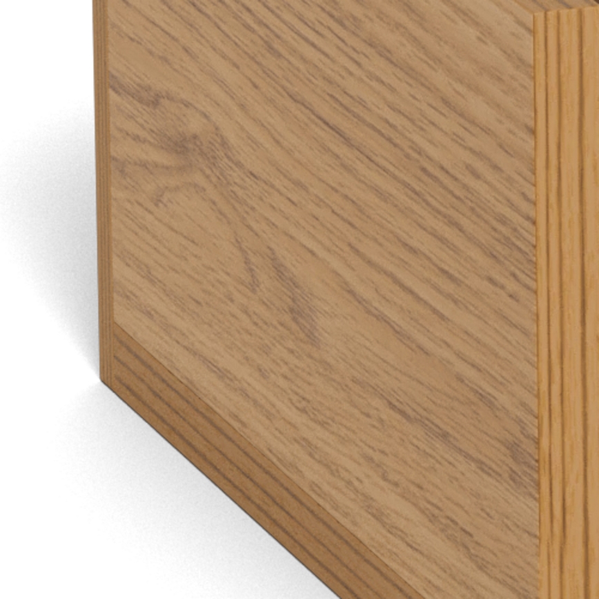 Table de chevet AVA 40x32 cm en chêne