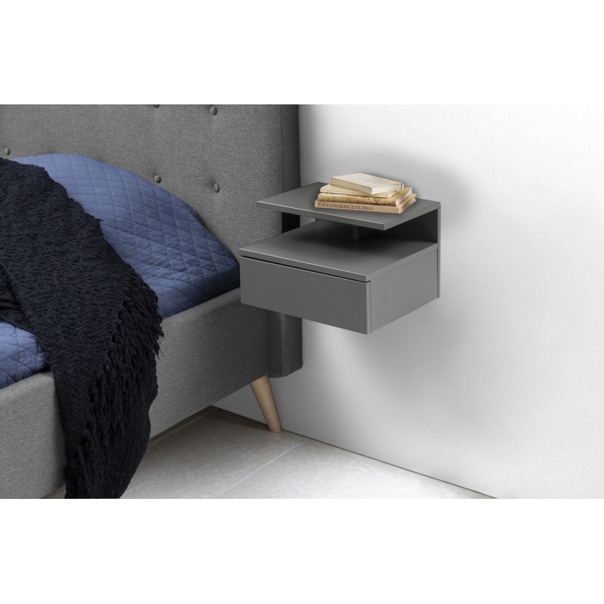 Table de chevet AVA gris