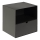 Table de chevet avec option de fixation murale BEKIM noir