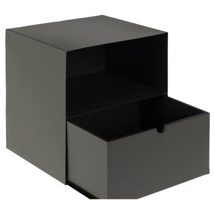 Table de chevet avec option de fixation murale BEKIM noir