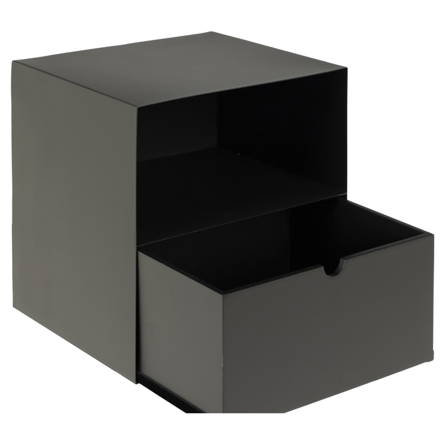 Table de chevet avec option de fixation murale BEKIM noir