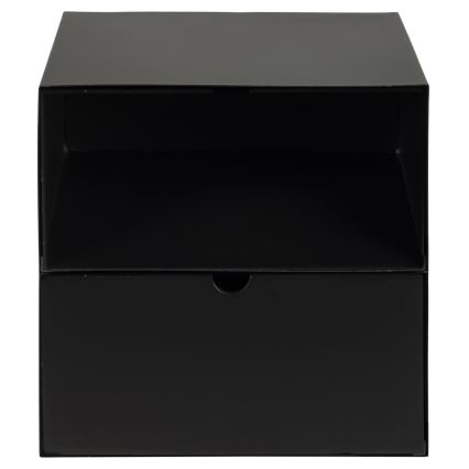 Table de chevet avec option de fixation murale BEKIM noir