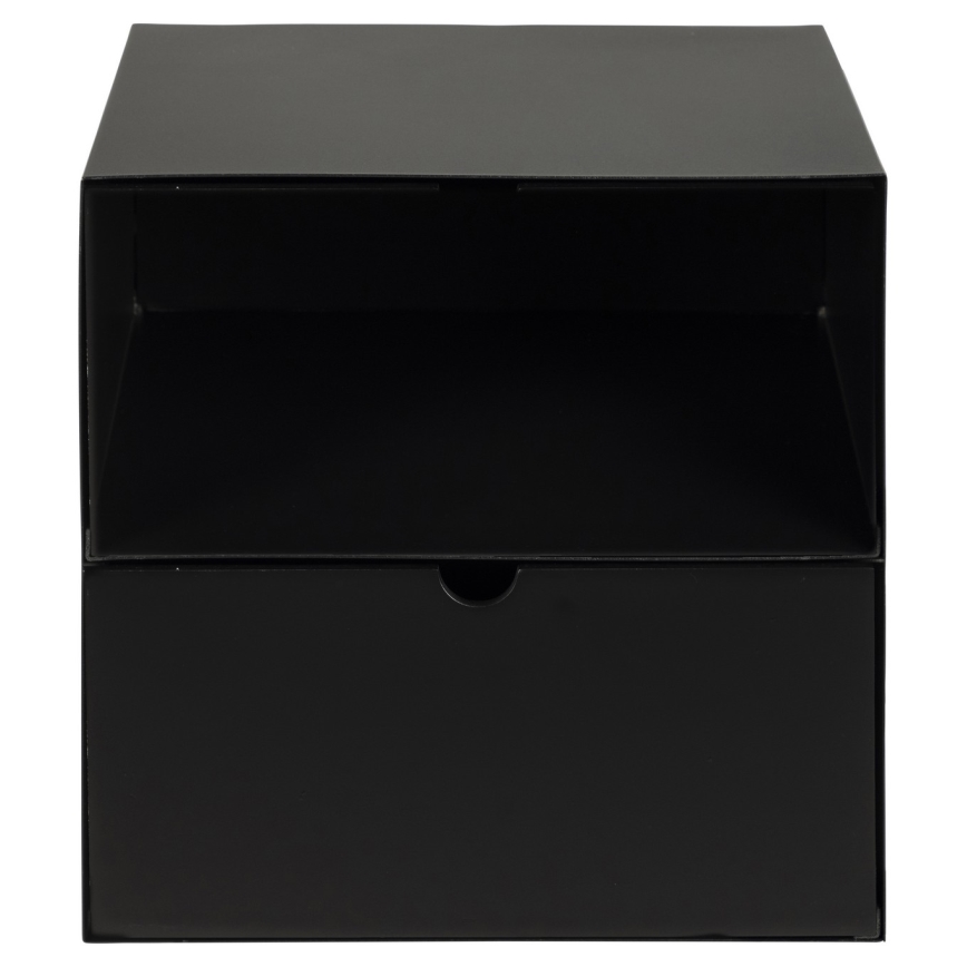 Table de chevet avec option de fixation murale BEKIM noir